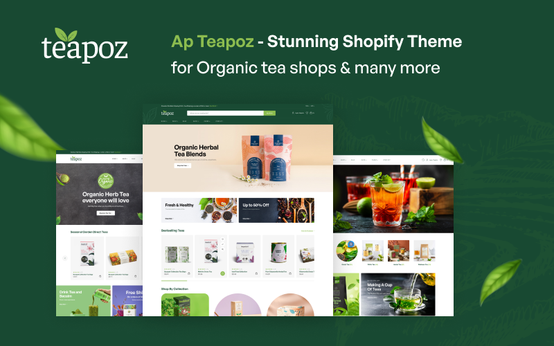 Ap Teapoz – 有机茶店 Shopify 主题