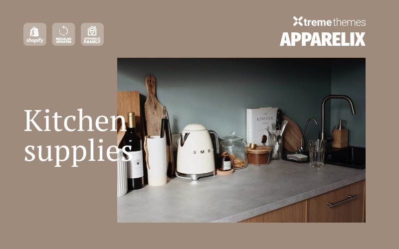 Apparelix – 厨房用品Shopify主题
