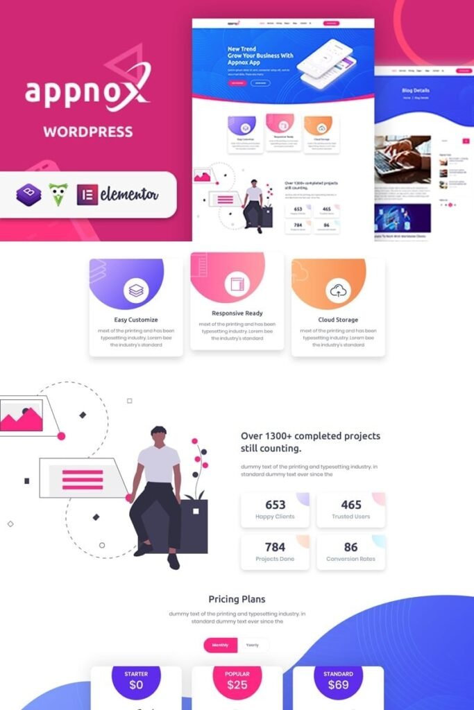Appnox – 产品推广的WordPress主题