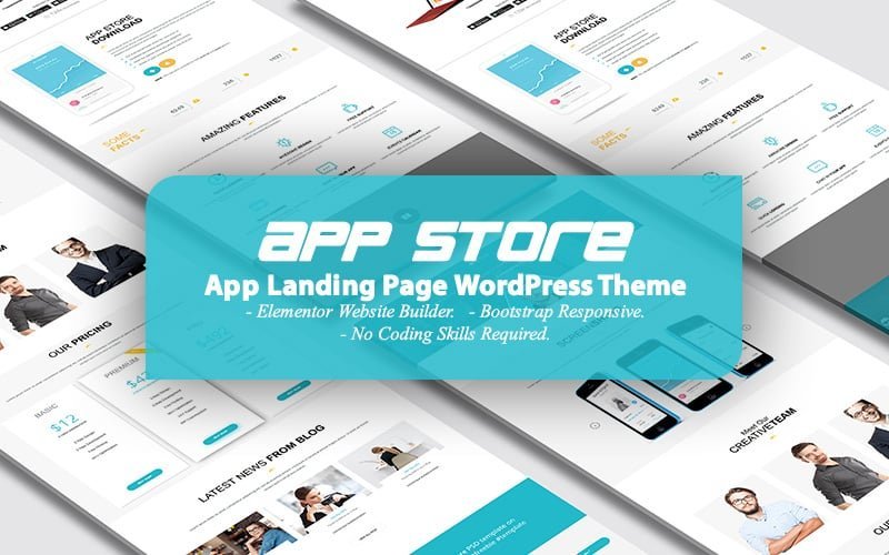 AppStore – 应用程序展示页面WordPress主题