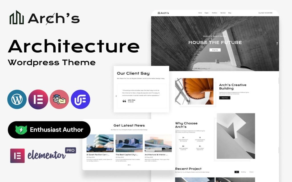 Arch’s – 建筑施工WordPress主题