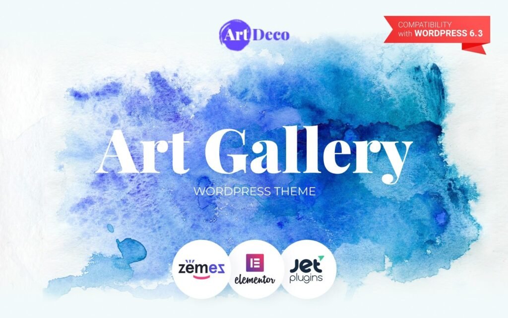 Art Deco – 艺术画廊 WordPress 主题