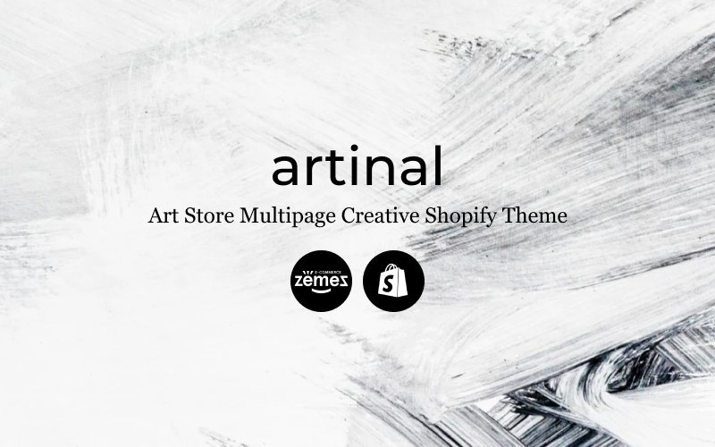 Artinal- 艺术品商店多页面创意Shopify主题