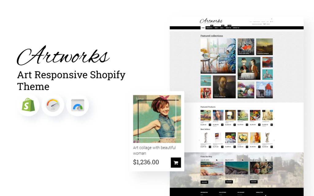 Artworks – 艺术响应式Shopify主题