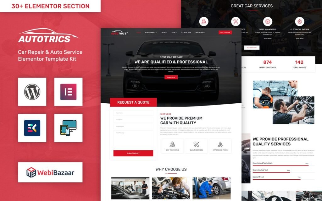 Autotrics – 汽车及汽车配件商店WordPress主题