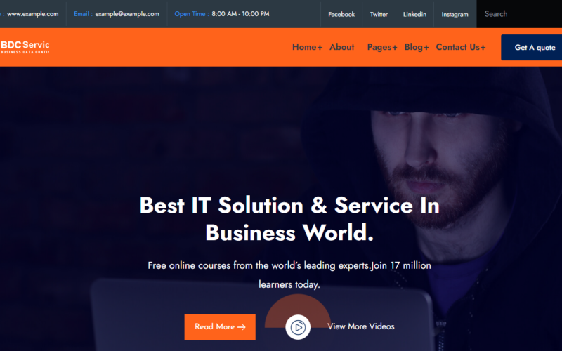 Badsa – IT解决方案和技术WordPress主题