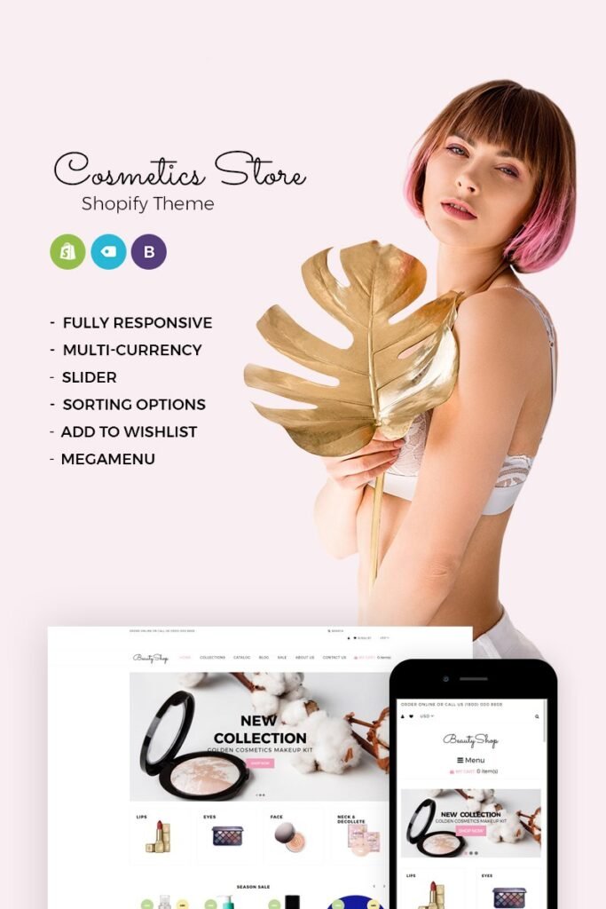 BeautyShop是一个响应式的Shopify主题。