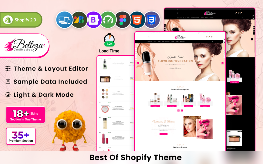 Belleza – 超级美妆化妆品 Shopify 2.0 商店