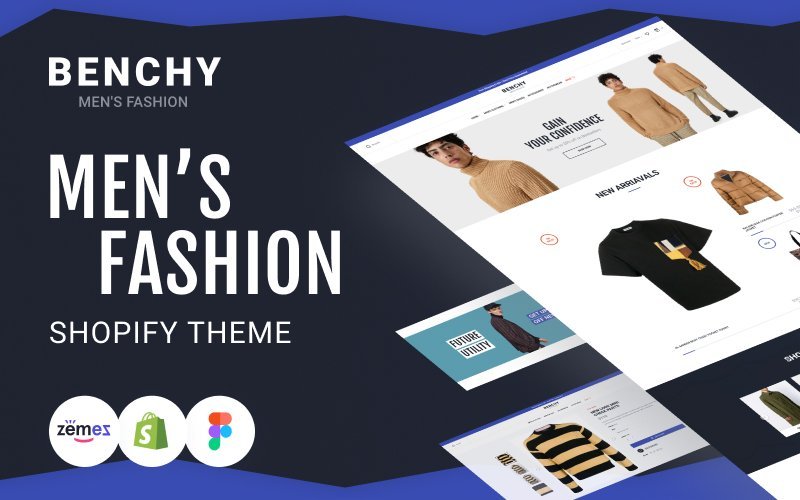 Benchy – 男士时尚 Shopify 商店主题