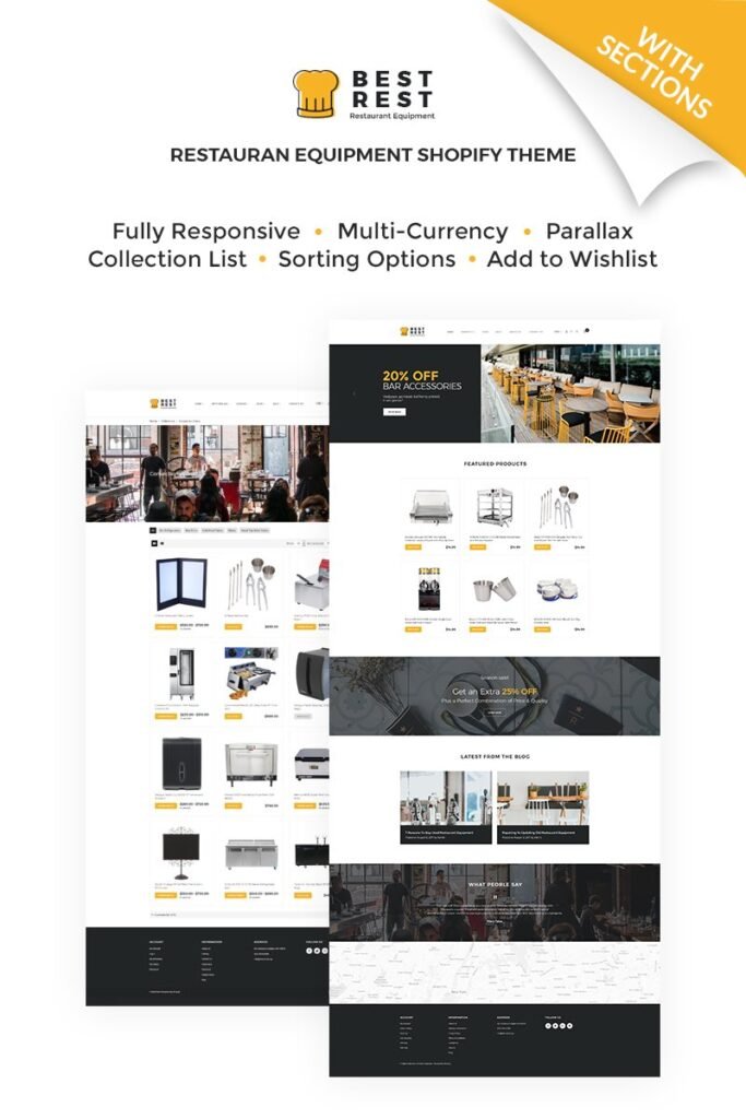 Best Rest – 酒吧配件 Shopify 主题