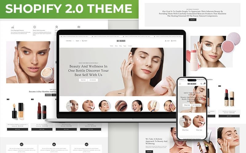 Beuberry – 美容化妆品和护肤多功能Shopify 2.0响应式主题