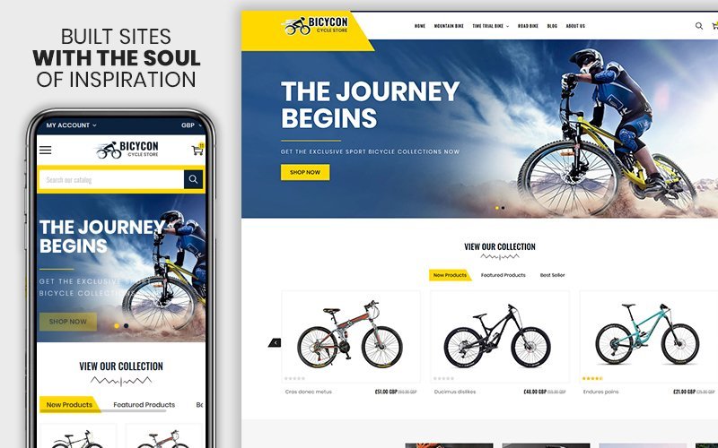 Bicycon – 自行车与自行车响应式Shopify主题