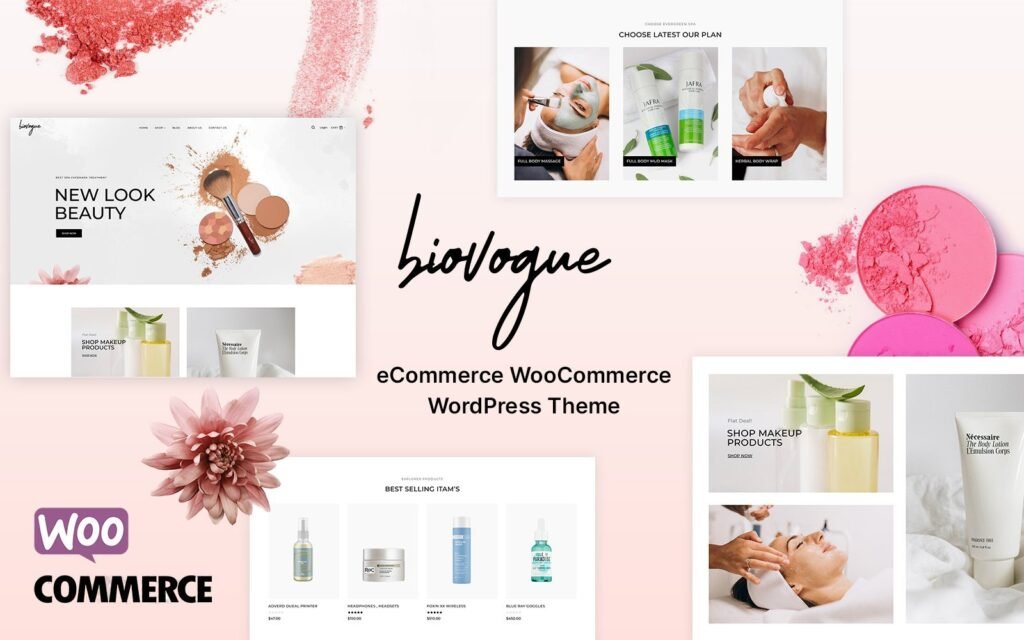 Biovogue Perfumes and Cosmetics WooCommerce Theme 是一款 WooCommerce 主题，专为化妆品和香水品牌设计。