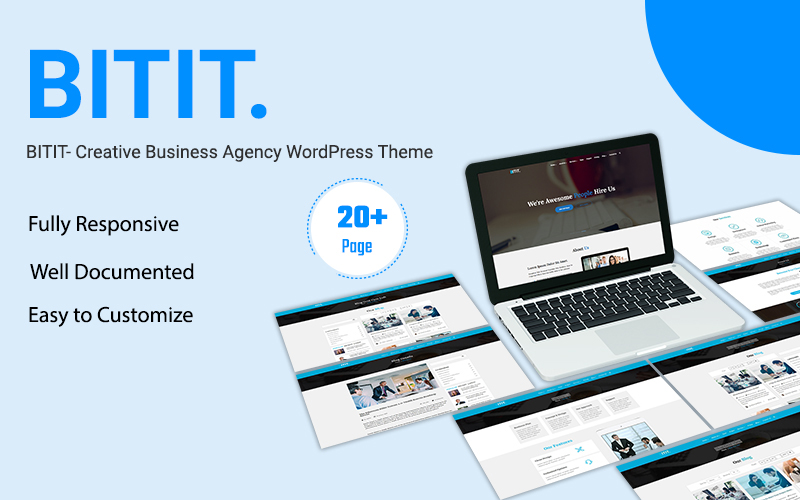 BITIT- 创意业务代理 Elementor WordPress 主题