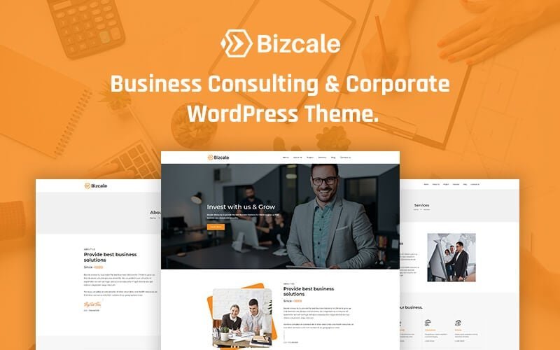 Bizcale是一款专为企业咨询公司打造的Elementor WordPress主题。