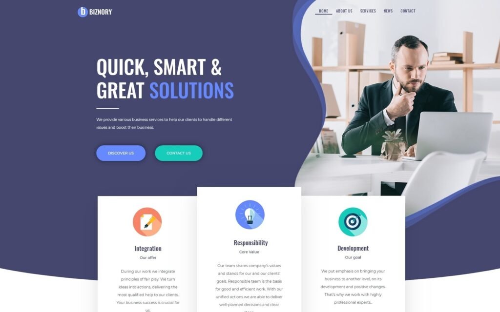 Biznory – 商业WordPress Elementor 主题