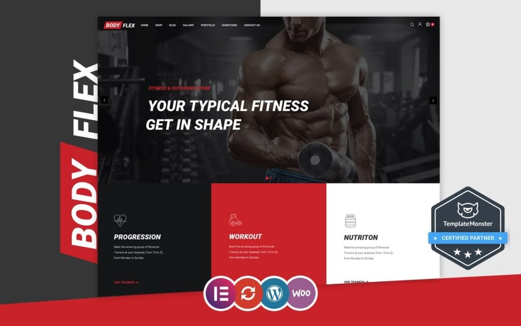 Body Flex – 健身房和健身 WooCommerce 主题