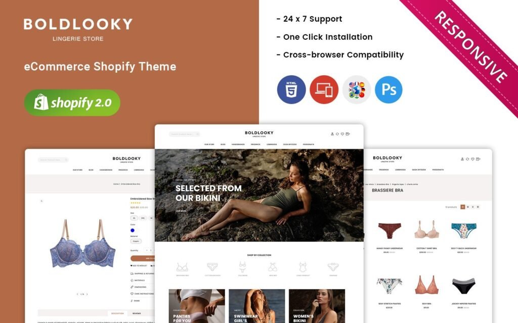 Boldlooky – 内衣和比基尼店Shopify主题