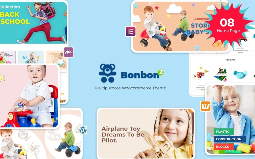 Bonbon – 婴儿与儿童商品店 WooCommerce 主题