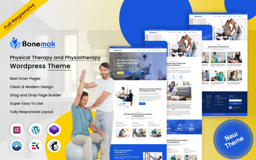 Bonemok – 物理治疗和理疗 WordPress 主题