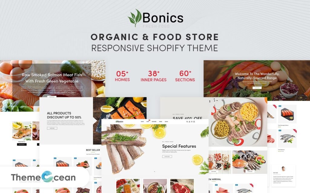 Bonics – 有机食品商店 Shopify 主题