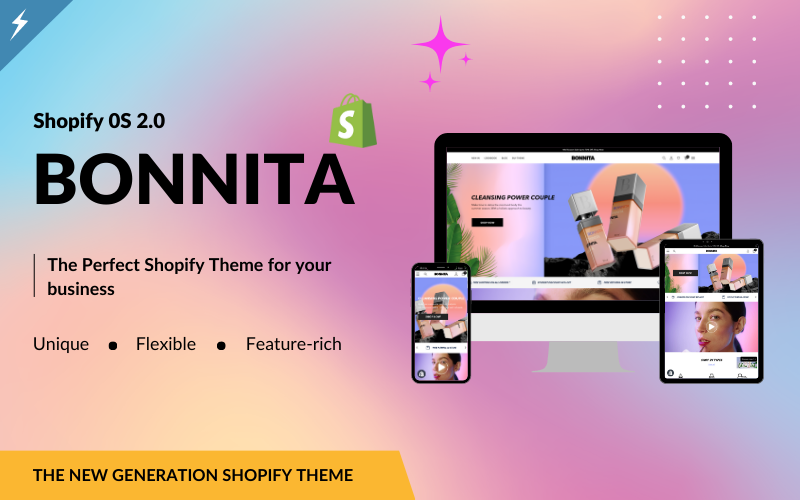Bonnita – 美妆和化妆品Shopify主题OS 2.0