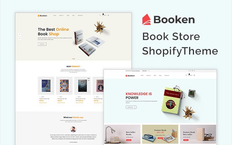 Booken – 书店 Shopify 主题