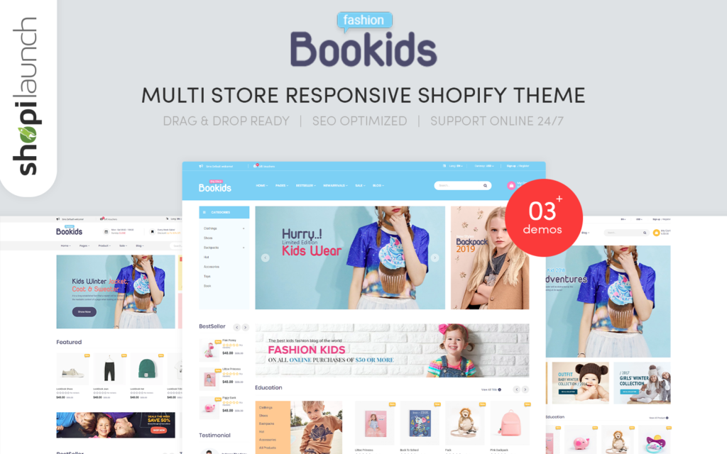 BooKids – 多店响应式Shopify主题