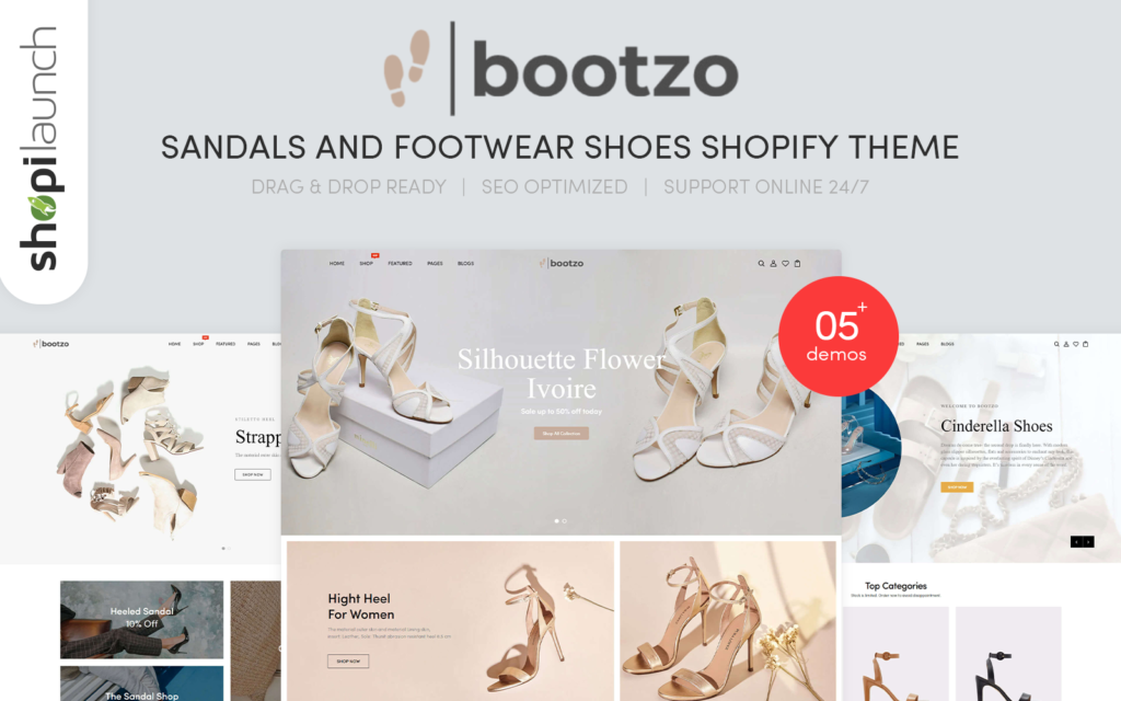Bootzo – 凉鞋和鞋类响应式 Shopify 主题
