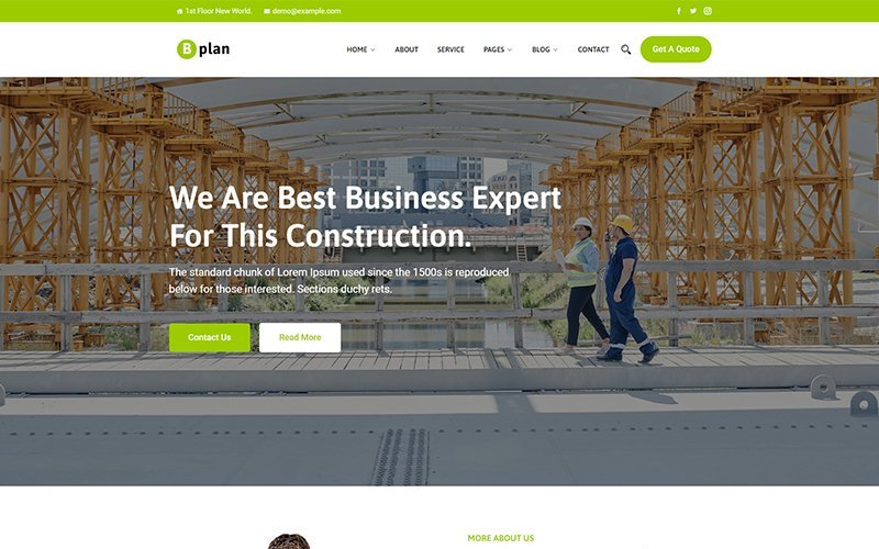 Bplan – 家庭规划建筑WordPress主题