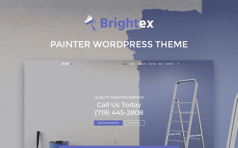 Brightex – 绘画服务多用途经典WordPress Elementor主题