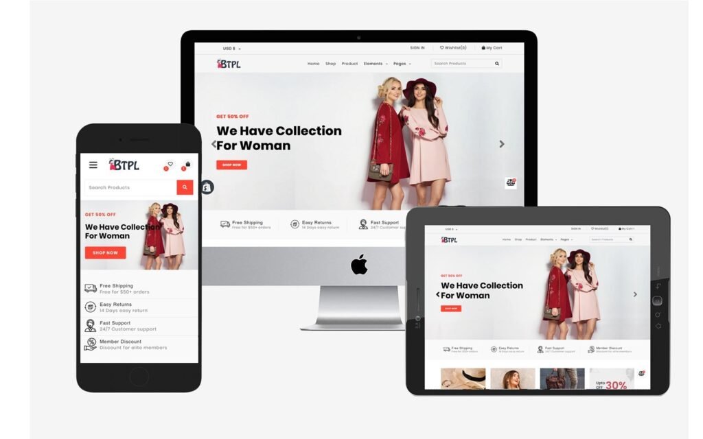 BTPL时尚 – 响应式Shopify主题