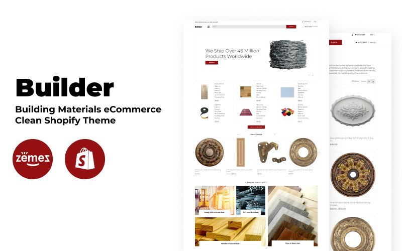 Builder – 建筑材料电子商务清洁Shopify主题