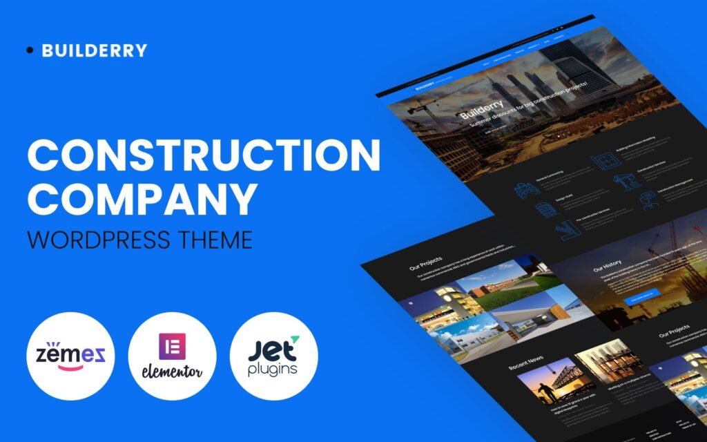 Builderry – 建筑公司 WordPress 主题
