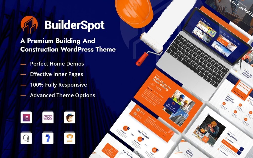 BuilderSpot – 建筑和施工WordPress主题