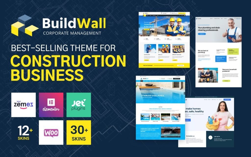 BuildWall – 建筑公司多用途WordPress主题