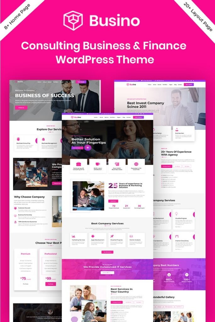 Busino – 商业咨询和企业WordPress主题