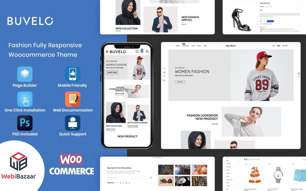 Buvelo – 多用途时尚商店 WooCommerce 主题