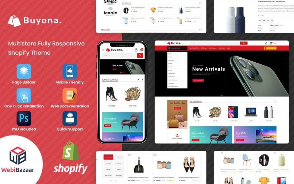 Buyona – 多用途电子商务模板 Shopify 主题