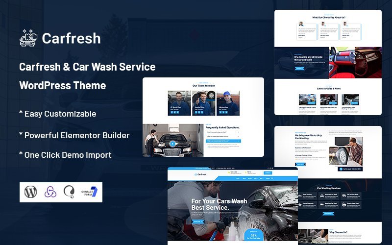 Carfresh – 汽车清洗服务WordPress主题