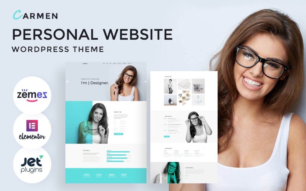 Carmen – 个人网站 WordPress 主题