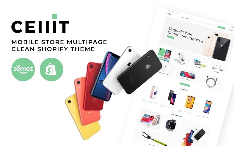 Cellit – 移动店专业干净的Shopify多页面主题