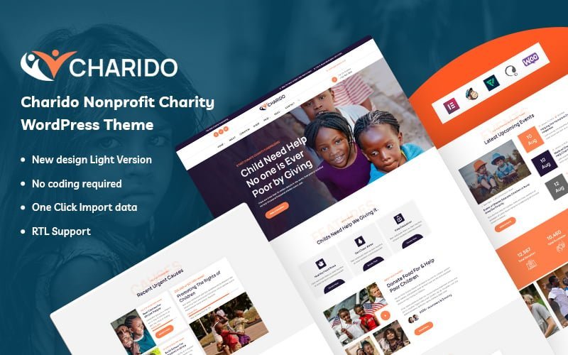 Charido – 非营利慈善WordPress主题