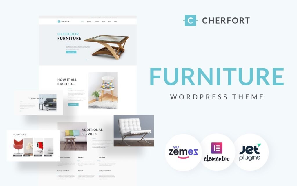 Cherfort – 家具公司响应式WordPress主题