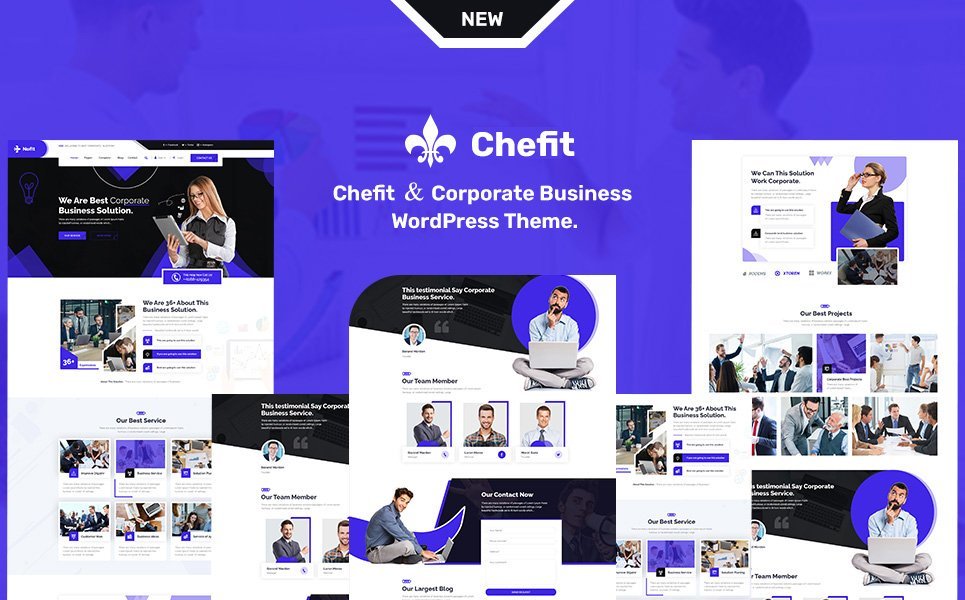 chifit和Corporate Business是响应式WordPress主题。