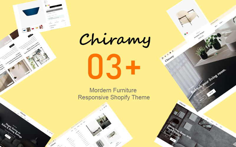 Chiramy – 高贵的装饰和室内响应式Shopify主题