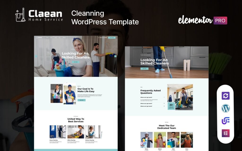 Claean – 清洁和维护服务的WordPress主题