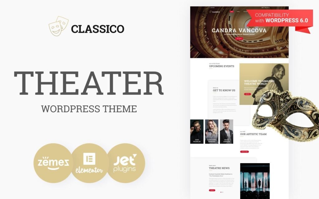 Classico – 剧院响应式WordPress主题