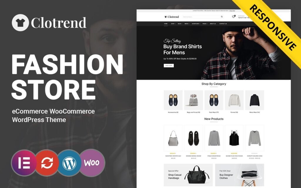 Clotrend – 时尚和配饰 WooCommerce 主题