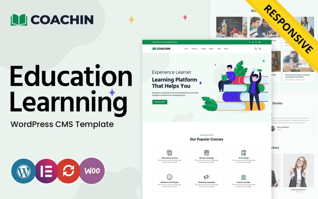 Coachin是一款用于教育用途的WordPress主题。